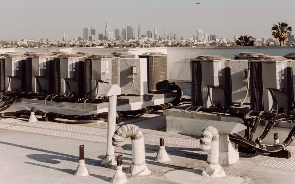 Commercial mechanical installation requiring coordination